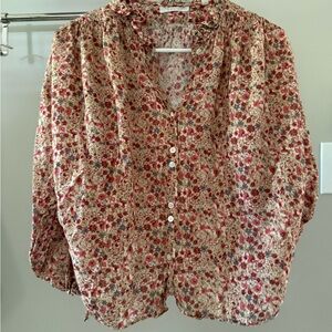 Doen Rose Top in floral